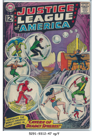 JUSTICE LEAGUE of AMERICA #016 © December 1962 DC Comics